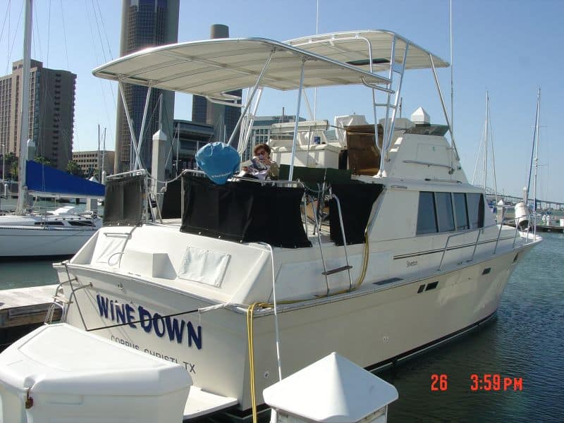 Silverton 40 Aft Cabin Aft Deck Top 1982 image 1