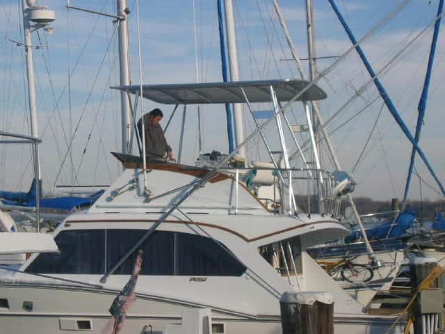 Post Yachts 40 Sport Fish Top 1971 image 1