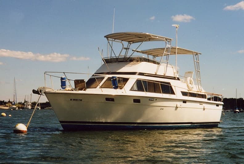 Trojan 36 Tri-Cabin Trawler Top 1977 image 1