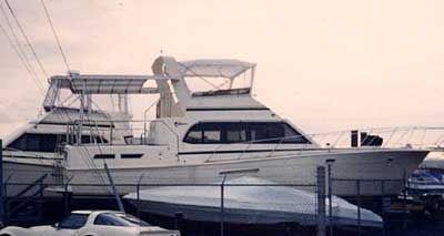 Egg Harbor 43 Double Cabin Aft Deck Top 1987 image 1