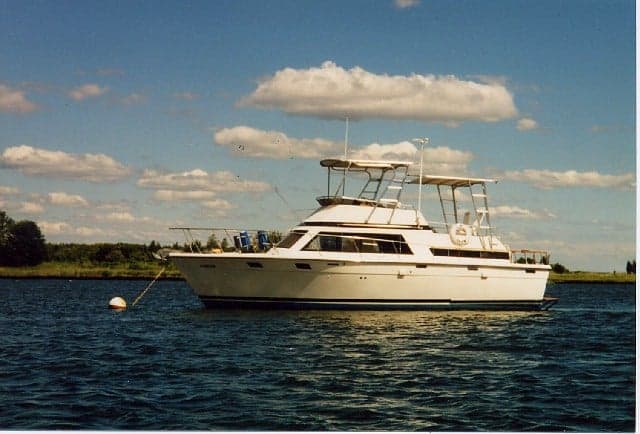 Trojan 36 Tri-Cabin Trawler Top 1977 image 1