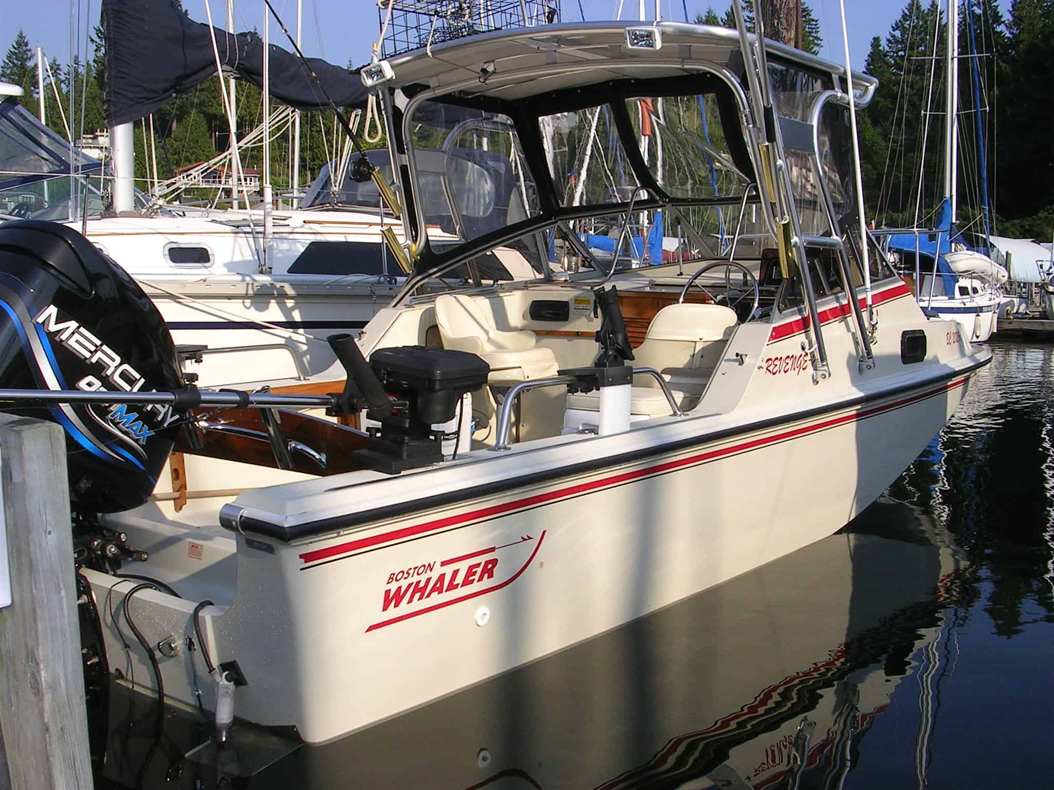 Boston Whaler 22 Reveneg Walk Thru Top 1985 image 1