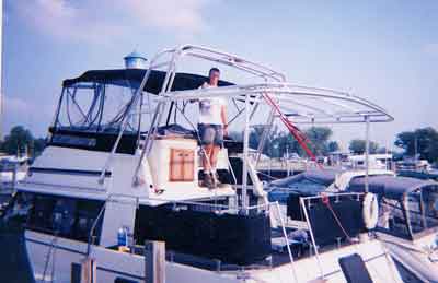 Carver 36 Aft Cabin Aft Deck Top 1982 image 1