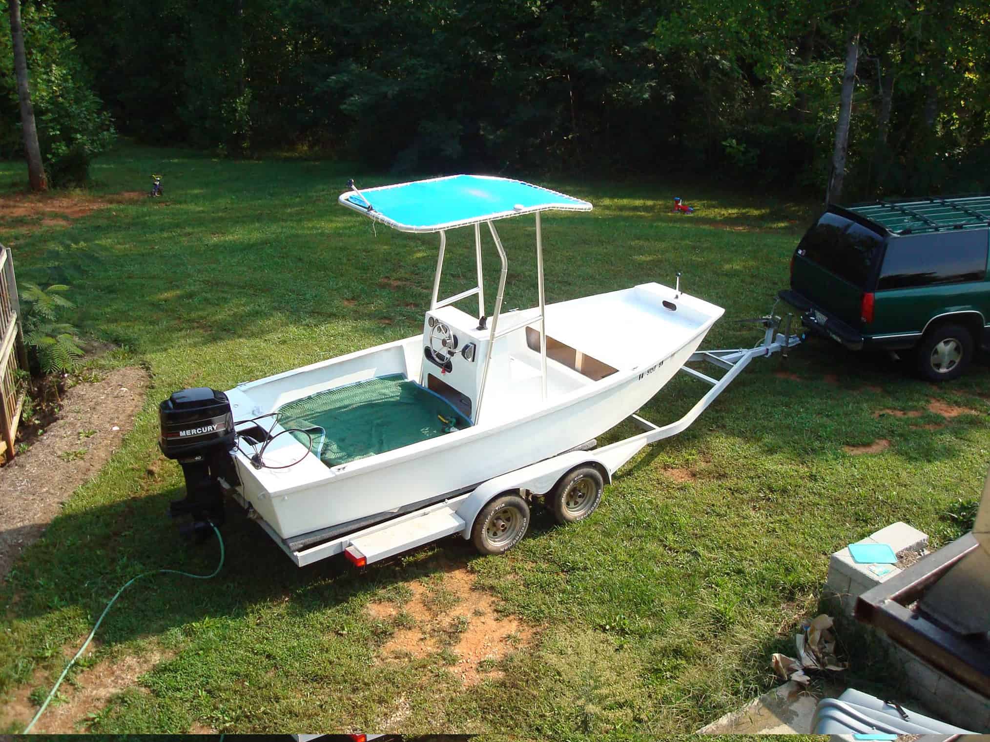 Jon Boat custom T-Top image 1